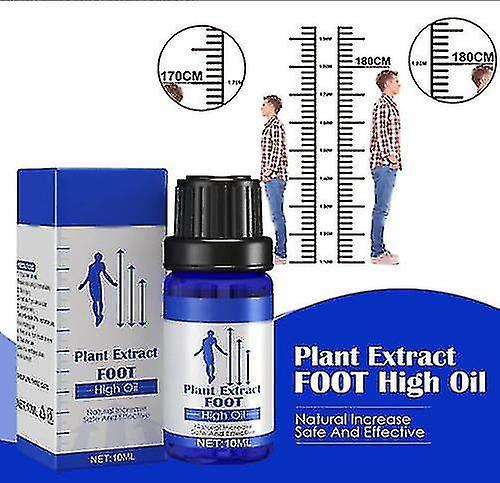 Plant Extract Foot High Oil Natural Without Stimulation Adult Growth Essential Oil Herbal Height Increasing Liquid 3pcs on Productcaster.