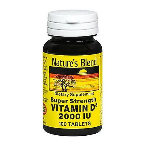 Nature's Blend Super Strength Vitamin D3, 2000 IU, Count of 1 (Pack of 6) on Productcaster.