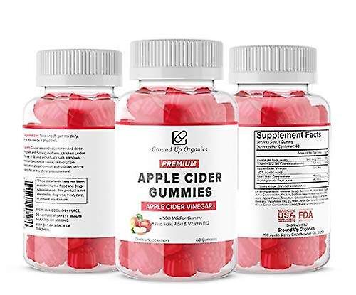 Timktv [pre-bestelling] Apple Cider Vinegar Gummies- Foliumzuur en vitamine B12 helpt bij de spijsvertering - Gewichtsbeheersing, detox, gezondheid... on Productcaster.