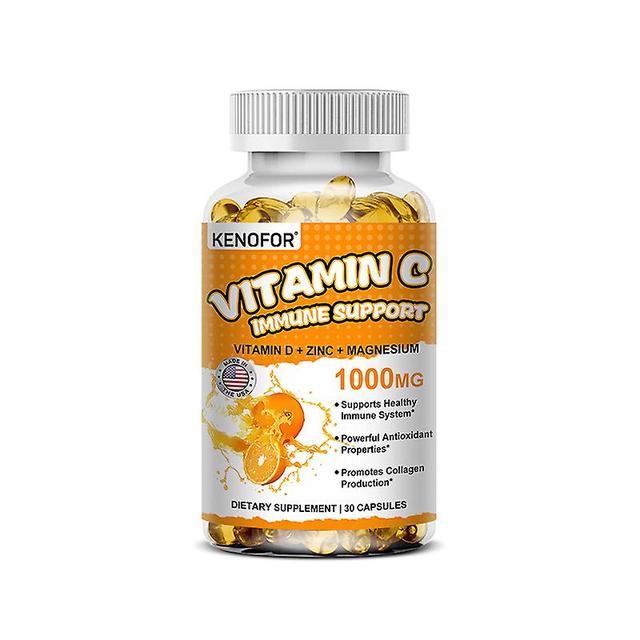 Vorallme Kenofor Vitamin C Immune Support, Containing Vitamin D, Zinc, Magnesium, Powerful Antioxidant, Promotes Collagen Production 30 count-1 bottle on Productcaster.