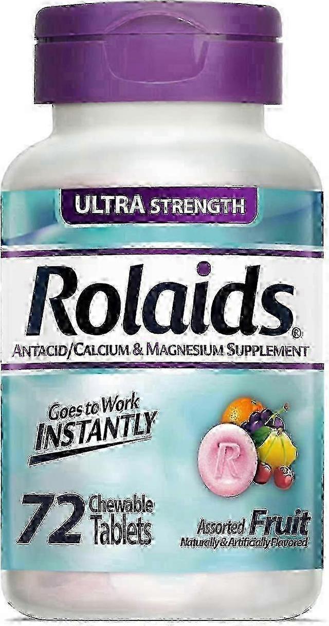 Rolaids Ultra Strength, Tablets, Fruit, 72 Ea on Productcaster.