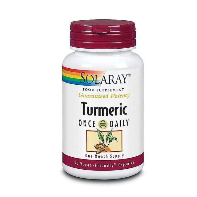 Solaray Turmeric One Daily 600mg Capsules 30 on Productcaster.