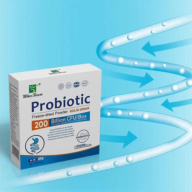 Probiotische draagbare poederdrank - 200 miljard actieve probiotische supplement - bevordert de spijsvertering en immuundarmgezondheid - verhoogt d... on Productcaster.