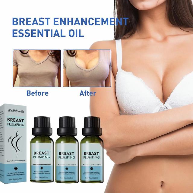 3 pz Big Bust Massaggio Del Seno Olio Di Ingrandimento Pianta Naturale Grandi Tette Butt Enhancer on Productcaster.