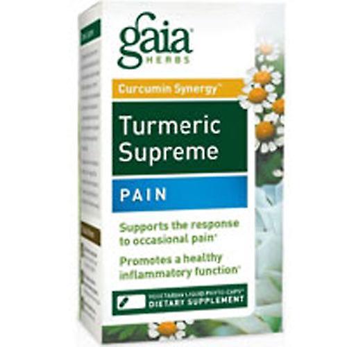 Gaia Herbs Curcuma Suprême, Douleur 120 Caps (Paquet de 1) on Productcaster.