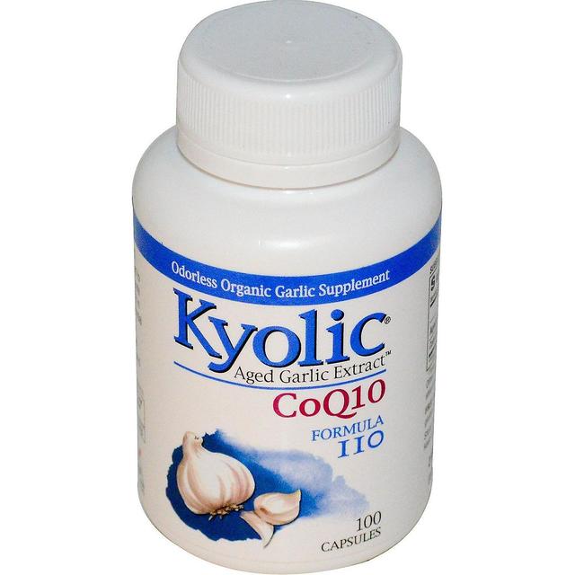 Kyolic Kyolinen, vanhentunut valkosipuliuute CoQ10, Formula 110, 100 kapselia on Productcaster.