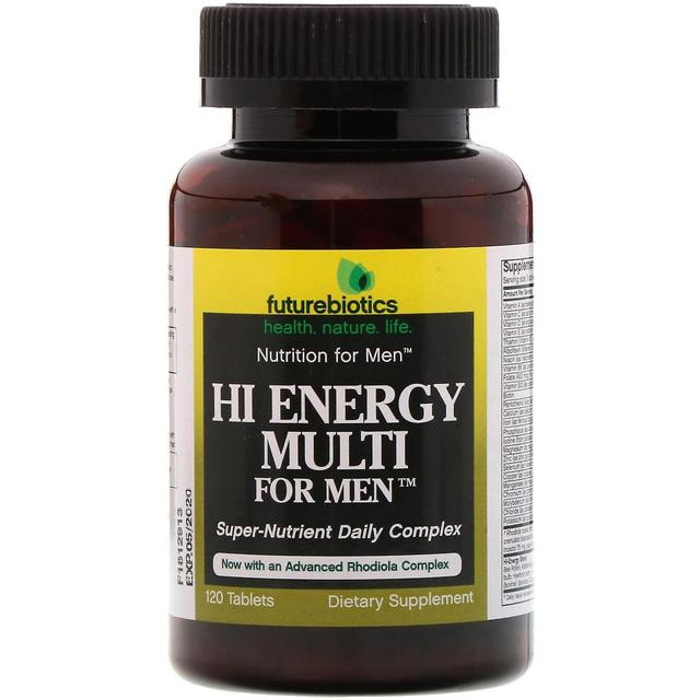 FutureBiotics, Hi Energy Multi, For Men, 120 Tablets on Productcaster.