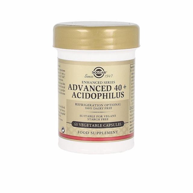 Solgar 40 Plus Acidophilus Avanzado Cápsulas Vegetais 60 U Unissex 60 units on Productcaster.