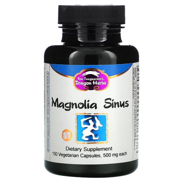 Dragon Herbs ( Ron Teeguarden ), Magnolia Sinus, 500 mg, 100 Vegetarian Capsules on Productcaster.