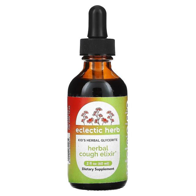 Eclectic Institute, Kids Herbal Glycerite, Herbal Cough Elixir, 2 fl oz (60 ml) on Productcaster.