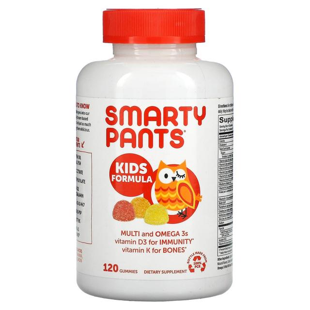 SmartyPants, Fórmula Kids, Multi e Omega 3s, Morango Banana, Laranja e Limão, 120 Gummies on Productcaster.