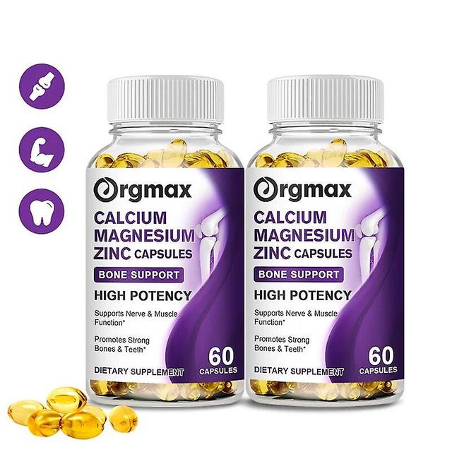 3x Calcium, Magnesium, Zinc And Vitamin D3 To Increase Immunity, Cell Growth, And Promote Skeletal Muscle And Nervous System Healthhuamade Huamade ... on Productcaster.