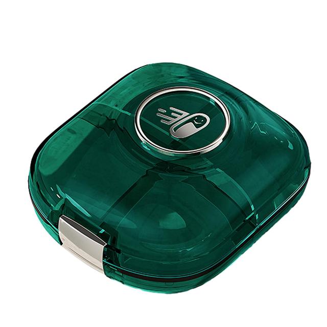 Organizador de tabletas semanales de 7 compartimentos Caja de medicamentos multirrejilla doméstica reutilizable para aceites de pescado en cápsulas... on Productcaster.