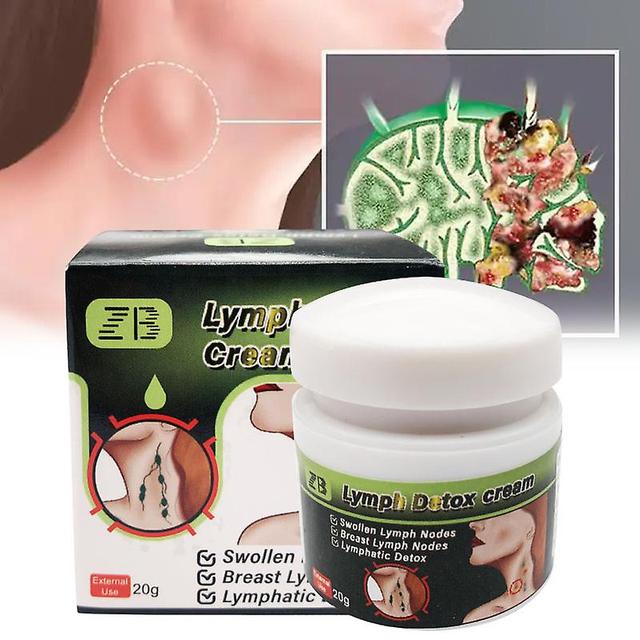 20g Chinese Herbal Lymphatic Detox Cream Anti-swelling Treatment Ointment Chest Lymph Pain Medical Plaster on Productcaster.