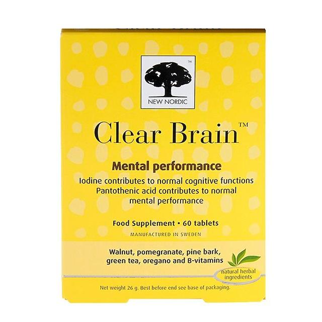 New Nordic Clear Brain, 60 Tablets on Productcaster.