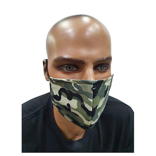 Giftscircle Geschenkencircle Fancy stoffen gezichtsmasker voor volwassene - Lichte camouflage, 1 elk (pak van 1) on Productcaster.