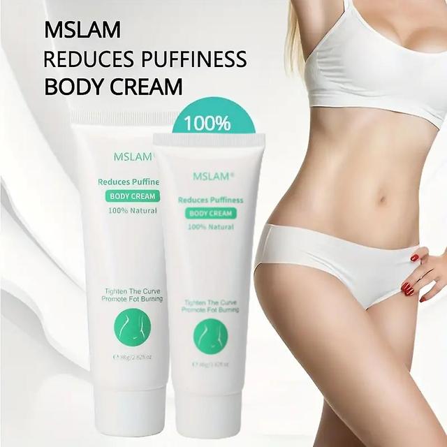 Massage Cream - Light Beauty Cream Thermal Fat Burning Cream - Arms Thigh Stomach Waist Can Be Used On Body Parts - 1 Pack 2pc on Productcaster.