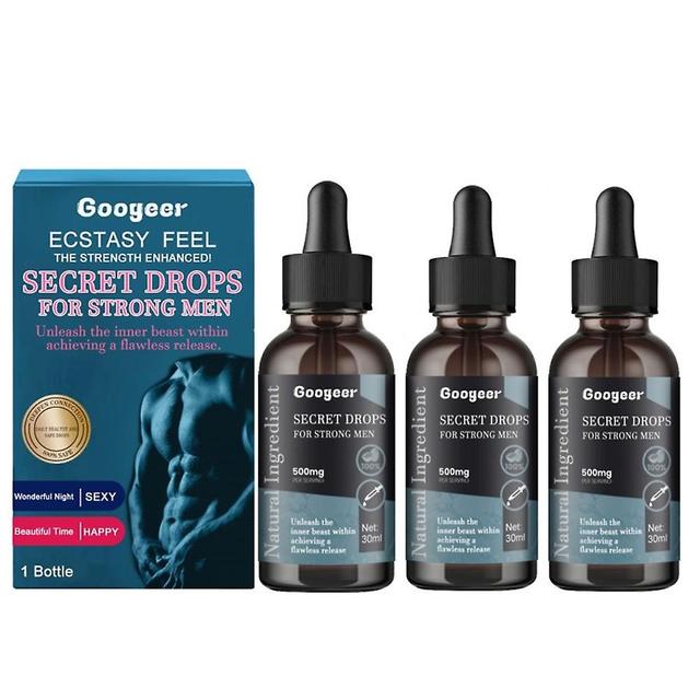 3pcs Secret Drops For Strong Men, Secret Happy Drops, Zwiększenie wrażliwości i przyjemności Nowy on Productcaster.