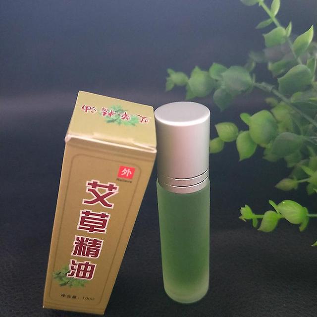 Jimonzi 10ml Wormwood Scraping Essential Oil Mugwort Pure Nature Moxibustion Oils Meridian Massage Cupping Moxa Accessories Health Care 1 box on Productcaster.