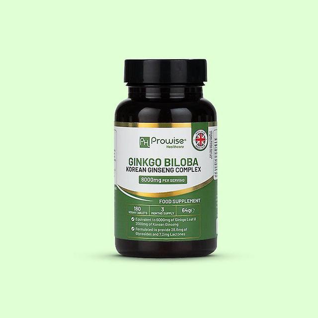 Prowise Healthcare Ginkgo biloba und koreanische Ginseng-Tabletten on Productcaster.