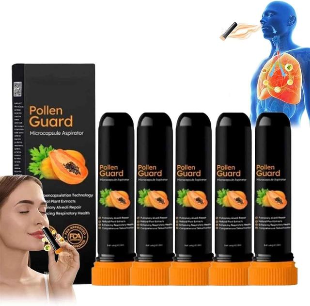 Lisade Pollenguard mikrokapsulový odsávač, mikrokapsulový aspirátor, prírodné rastlinné extrakty, zlepšené zdravie dýchacieho systému 5pcs on Productcaster.