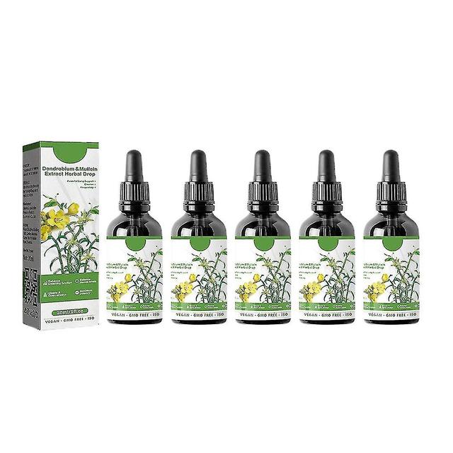 Clearbreath Dendrobium Mullein Extract Powerful Lung Support Cleanse Respiratory, Herbal Lung Health Essence, Dendrobium Mullein Extract Herbal ... on Productcaster.