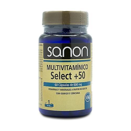 Sanon Multivitamin select +50 60 capsules of 600mg on Productcaster.