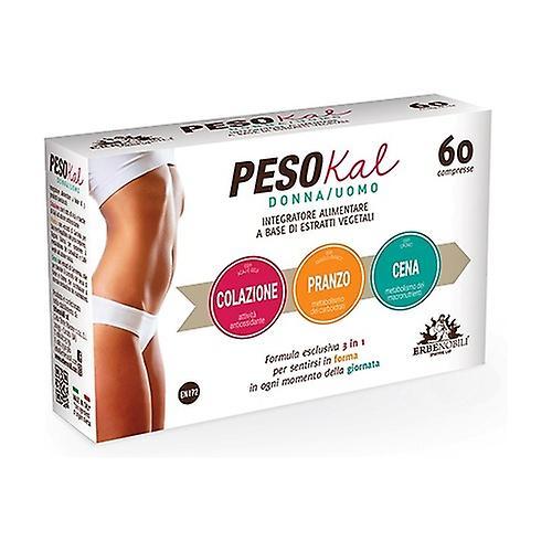 Erbenobili Pesokal uomo/donna compost weight reducer 60 tablets on Productcaster.