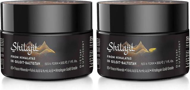 Shilajit Purest Himalayan Shilajit Resin - Gold Grade 100% Pure Shilajit with Fulvic Acid & 85+ Trac 2PCS on Productcaster.