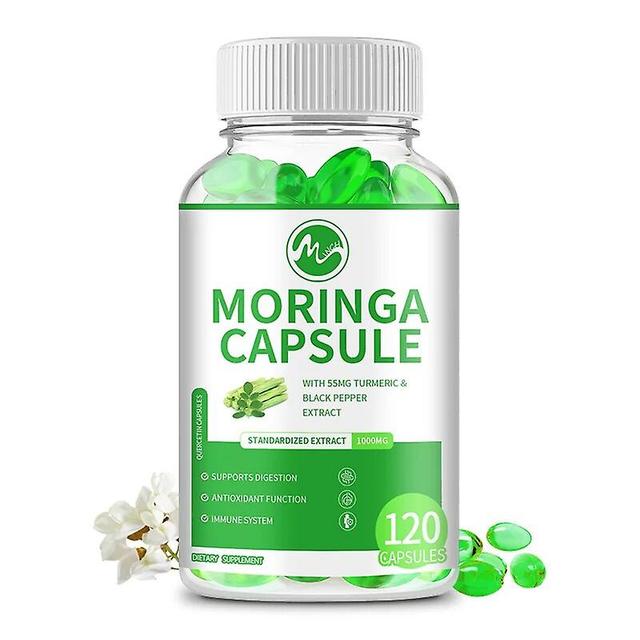 500mg Moringa Seed Oil Capsules Multi-Vitamins & Amino Acid Supplement Support Brain Sleep Immune Nutrition DietaryTIB TIB . 30pcs on Productcaster.