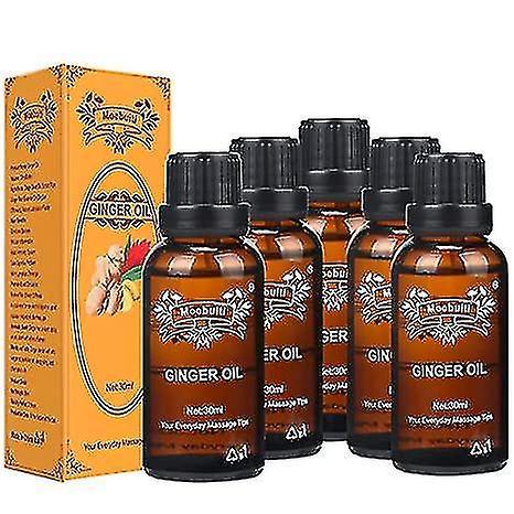 5 Pack Ginr Oil, Ginr Oil Draina Massa, Ginr Oil For And Pain, H, Massa, Skin, Ginr Oil 5pack on Productcaster.