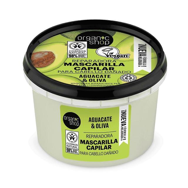 Organic Shop Organic avocado hair mask for damaged hair 250ml on Productcaster.