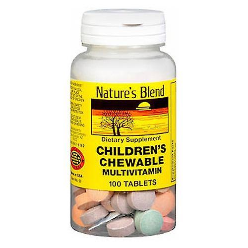 Nature's Blend Children's Chewable Multivitamin, 100 Tabs (Pack of 1) on Productcaster.