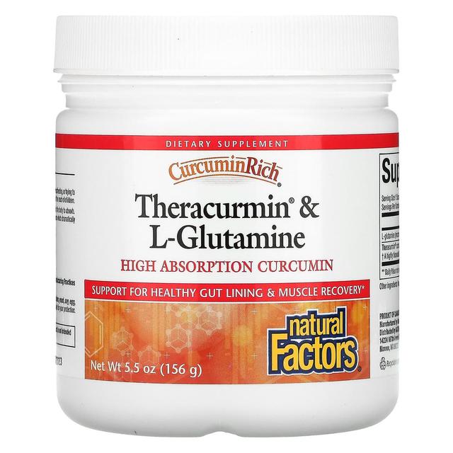 Natural Factors, CurcuminRich, Theracurmin & L-Glutamine, 5.5 oz (156 g) on Productcaster.