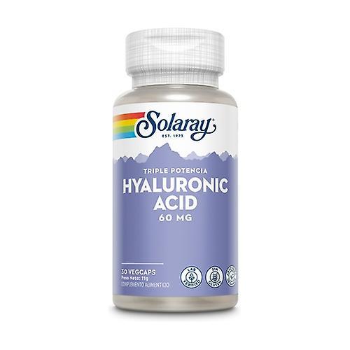 Solaray Hyaluronic Acid 30 vegetable capsules of 60mg on Productcaster.