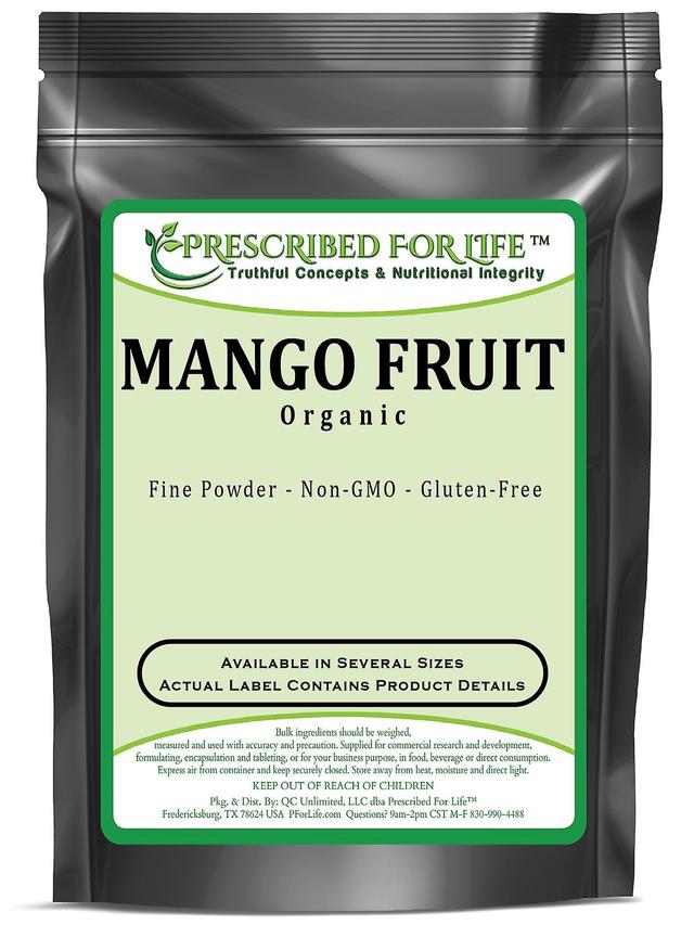 Prescribed For Life Mango-från hela naturliga organiska frukt pulver 1 kg (2.2 lb) on Productcaster.