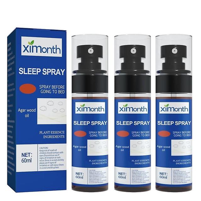 3pcs Sleep + Anxiety Pillow Spray Essential Oil Sleep Spray Lavender on Productcaster.