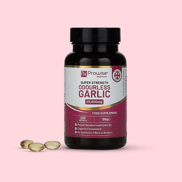 Prowise Healthcare Premium odourless high strength garlic softgels on Productcaster.