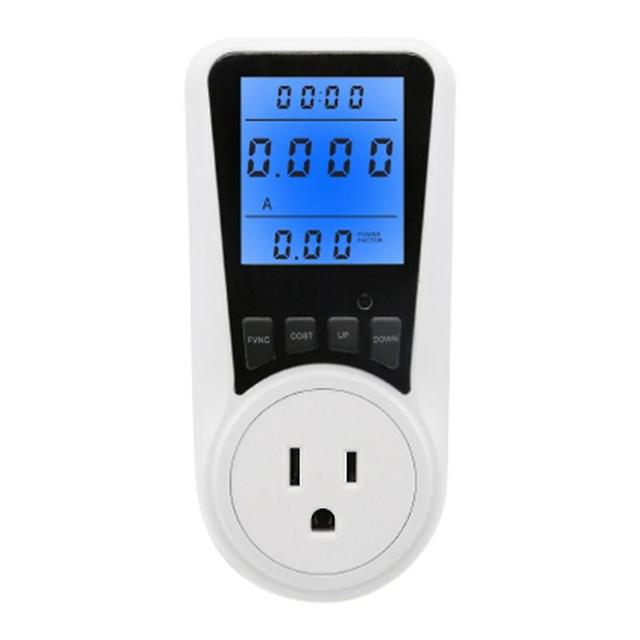 16a Energy Cost Counter Socket Power Plant Energy Cost Meters Plug Lcd Screen US on Productcaster.