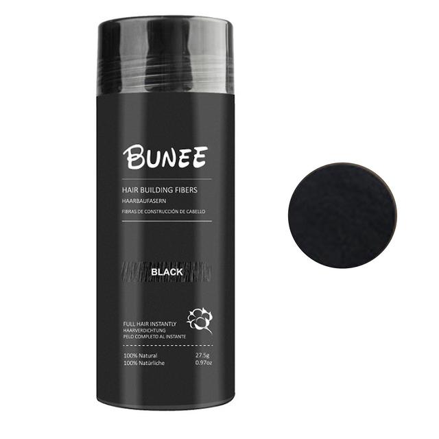 27.5g Hair-increasing Powder Skin-friendly Quick Effect Fiber Thinning Hair Filler Powder Supplies Black on Productcaster.