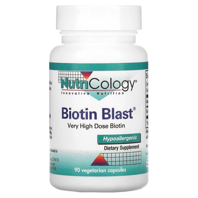 Nutricology, Biotin Blast, 90 wegetariańskich kapsułek on Productcaster.