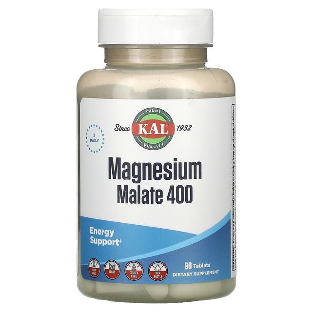 KAL, Magnesium Malate 400, 90 Tablets on Productcaster.