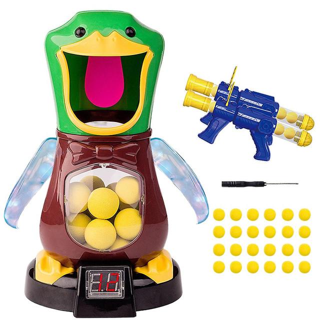 Hungry Ducks Shooting Toy Set Multifunctional Scoring Battling Toys For Boys Girls 24 Balls on Productcaster.