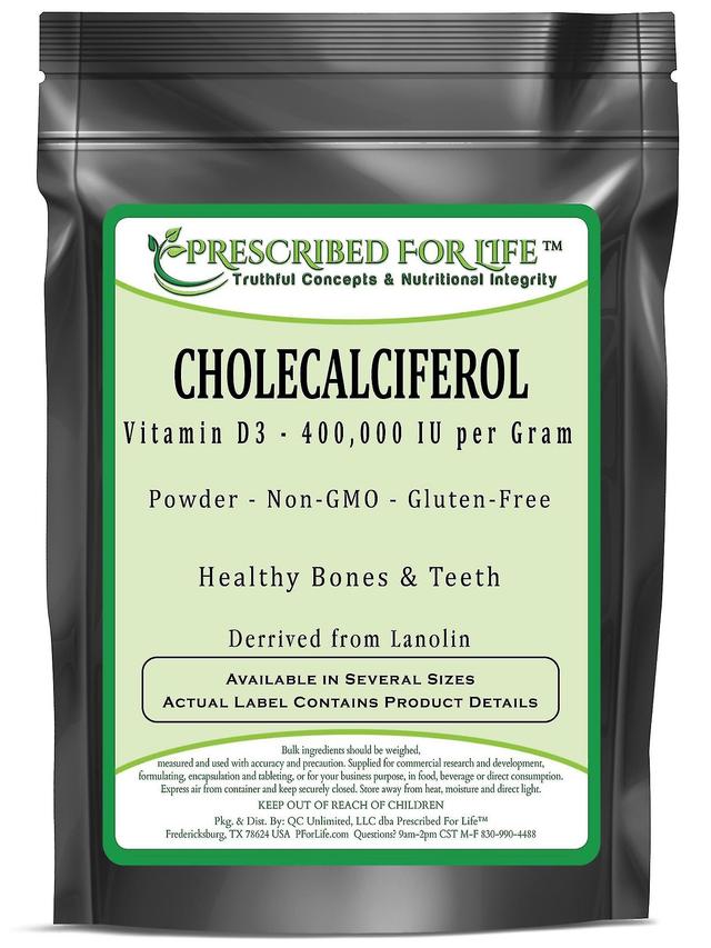 Prescribed For Life Cholekalcyferol - Witamina D3 w proszku - 400 000 j.m. na gram 2 oz (57 g) on Productcaster.