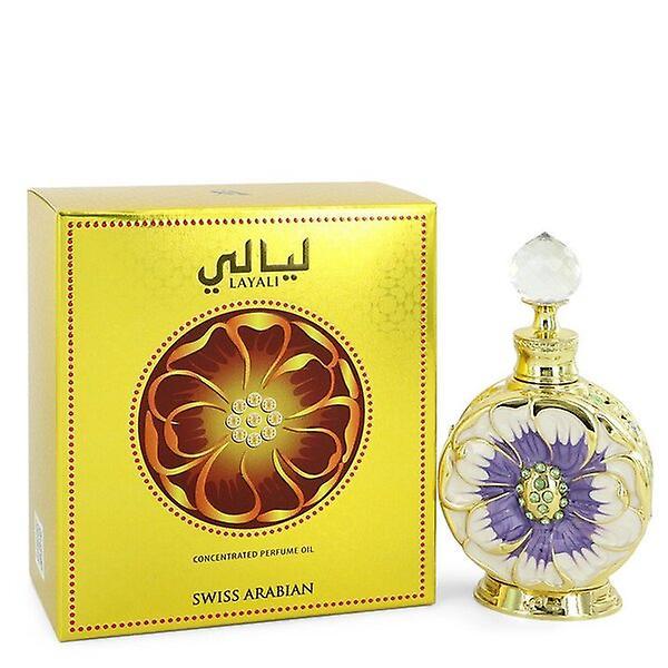 Swiss Arabian Layali Concentrated Perfume Oil 0.5 Oz For Women Jasmine on Productcaster.