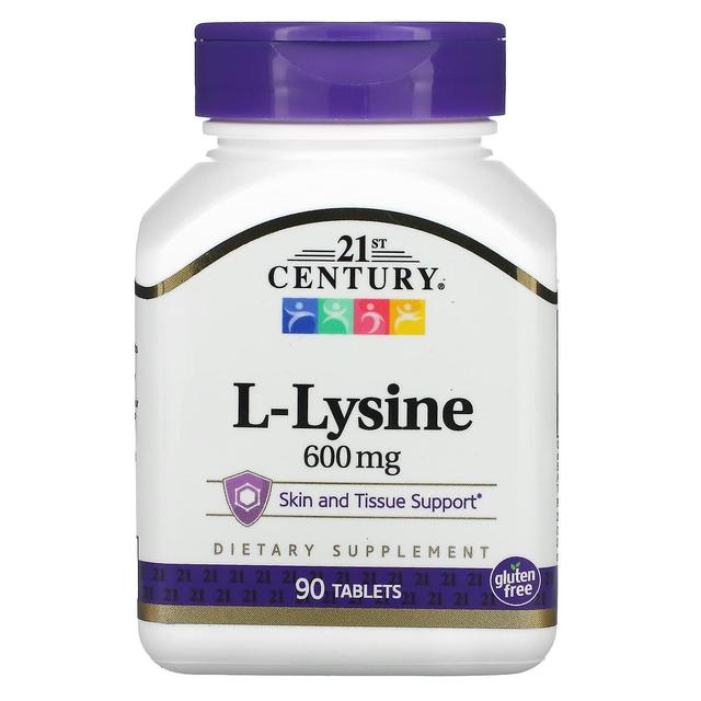 21st Century, L-Lysine, 600 mg, 90 Tablets on Productcaster.