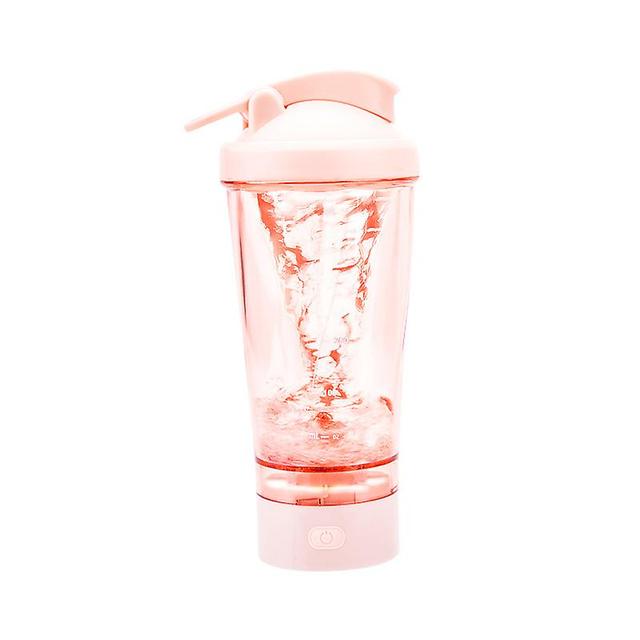 Szczw Pink Electric Body Shaker Cup Protein Powder Milkshake Automatic Mixing Cup on Productcaster.