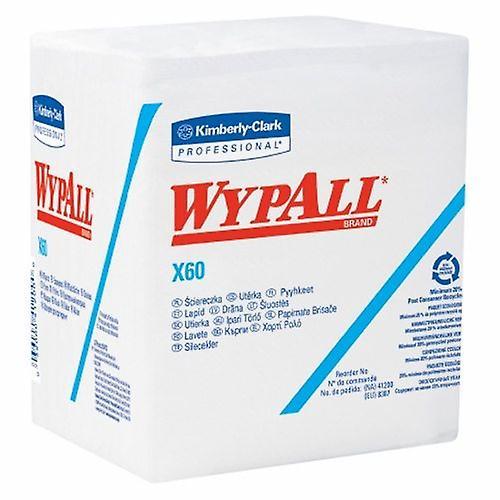 Lagasse Task Wipe WypAll X60 Light Duty White NonSterile Cellulose / Polypropylene 12 X 12-1/2 Inch Reusable, Count of 1 (Pack of 1) on Productcaster.