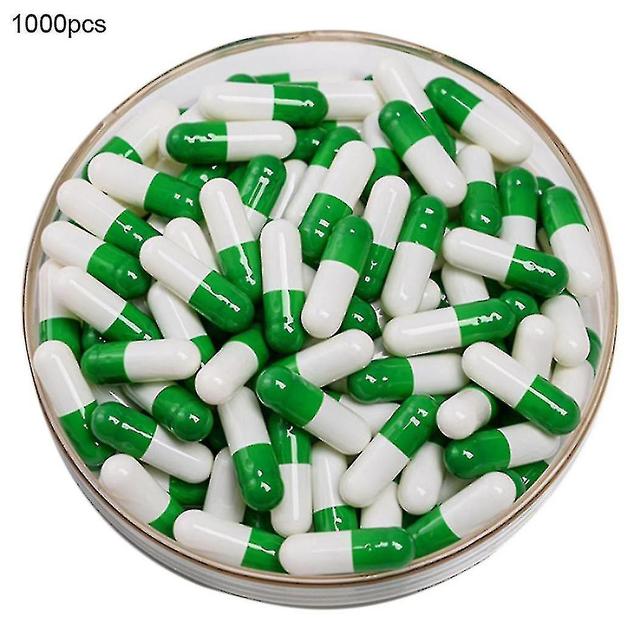 1000pcs Gelatina Hueca Transparente Vacío Separado Medical Powder Capsule Shells on Productcaster.