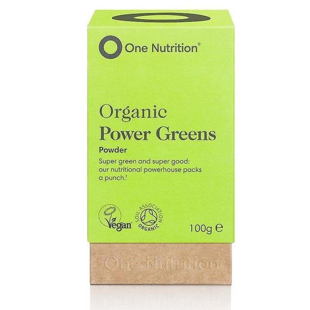 One Nutrition En Ernæring PowerGreens Pulver 100g (ONE010) on Productcaster.